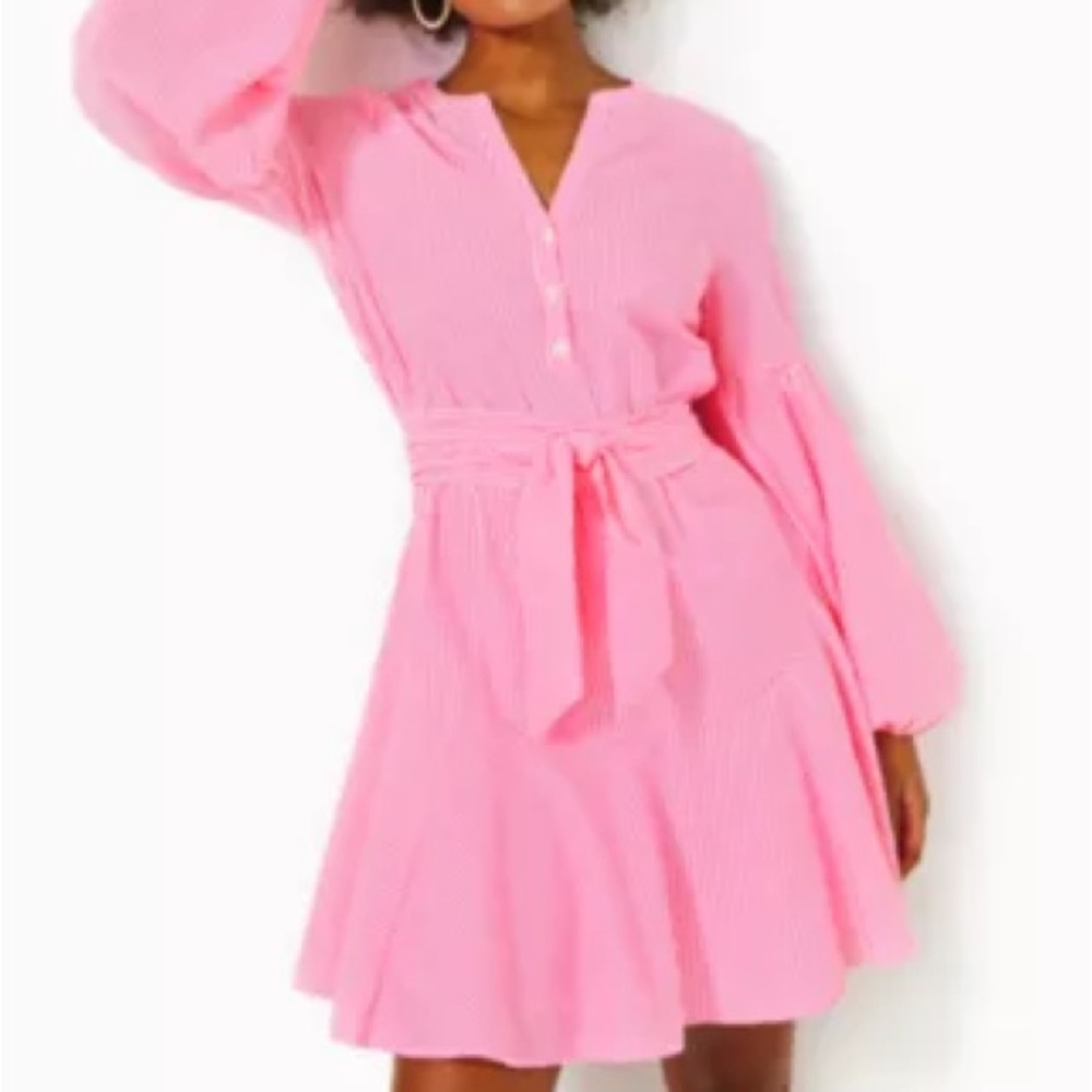 NWT Lilly Pulitzer Carla long sleeve striped Dress Size 8
